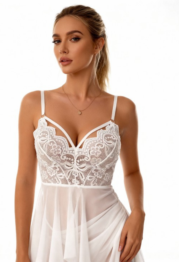 DIVINE CHARME BIANCO - BABYDOLL