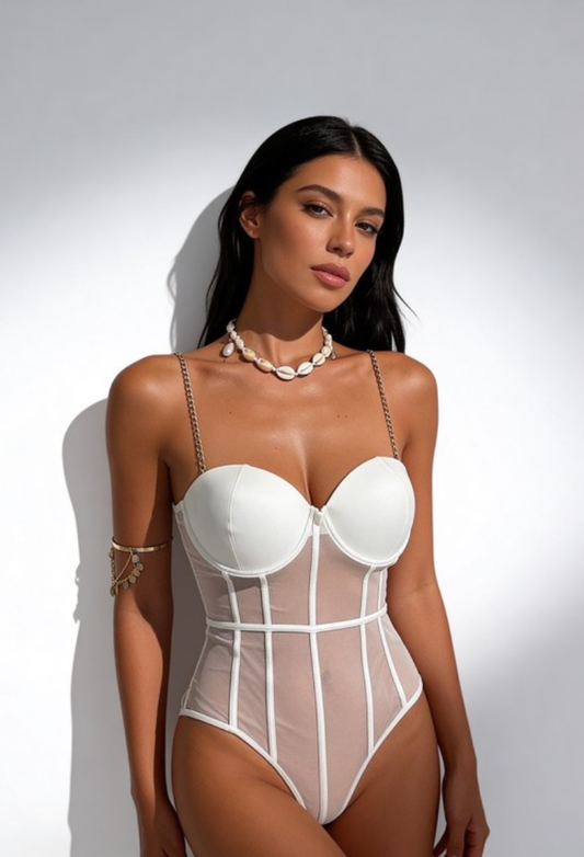 CHAIN COUTURE BIANCO - BODY